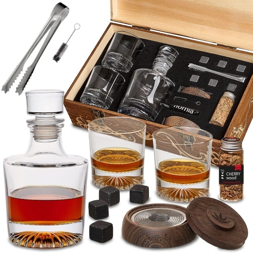 homia Whiskey Gift Set 14 pcs  Whiskey Bottle and Old Fashioned