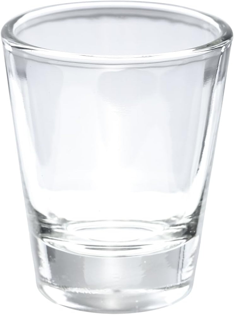 Clear 1.5 oz Shot Glass – Round Heavy Base Design