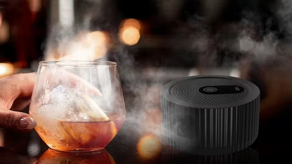 Electric Whiskey Smoker Kit with 6 Wood Chips (Rechargeable)