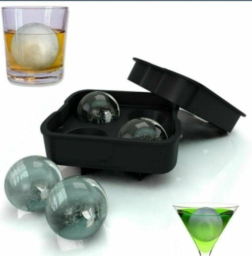 Ice Cube Ball Maker Mold Tray for Cocktails & Whiskey