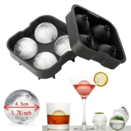 Ice Cube Ball Maker Mold Tray for Cocktails & Whiskey
